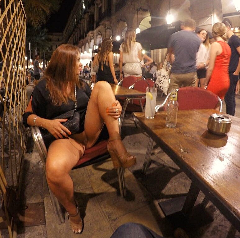 Lingerie sexy exhibitionist drunk