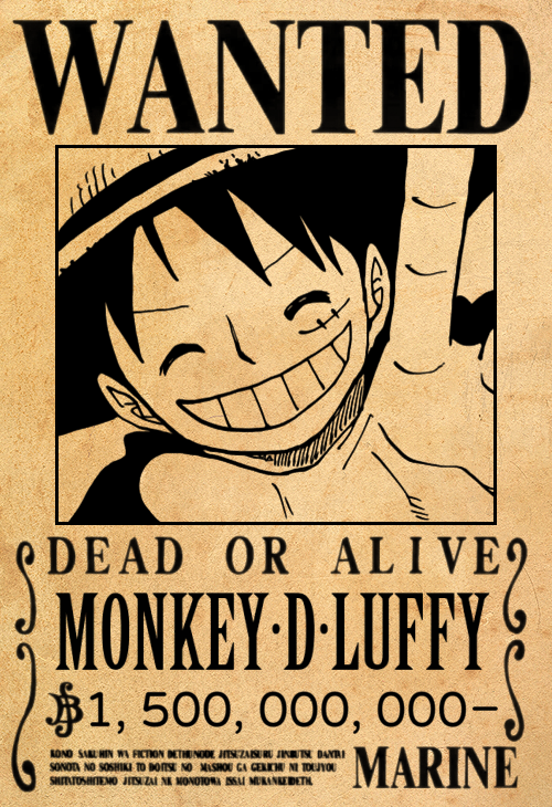 One Piece Manga Luffy New Bounty
