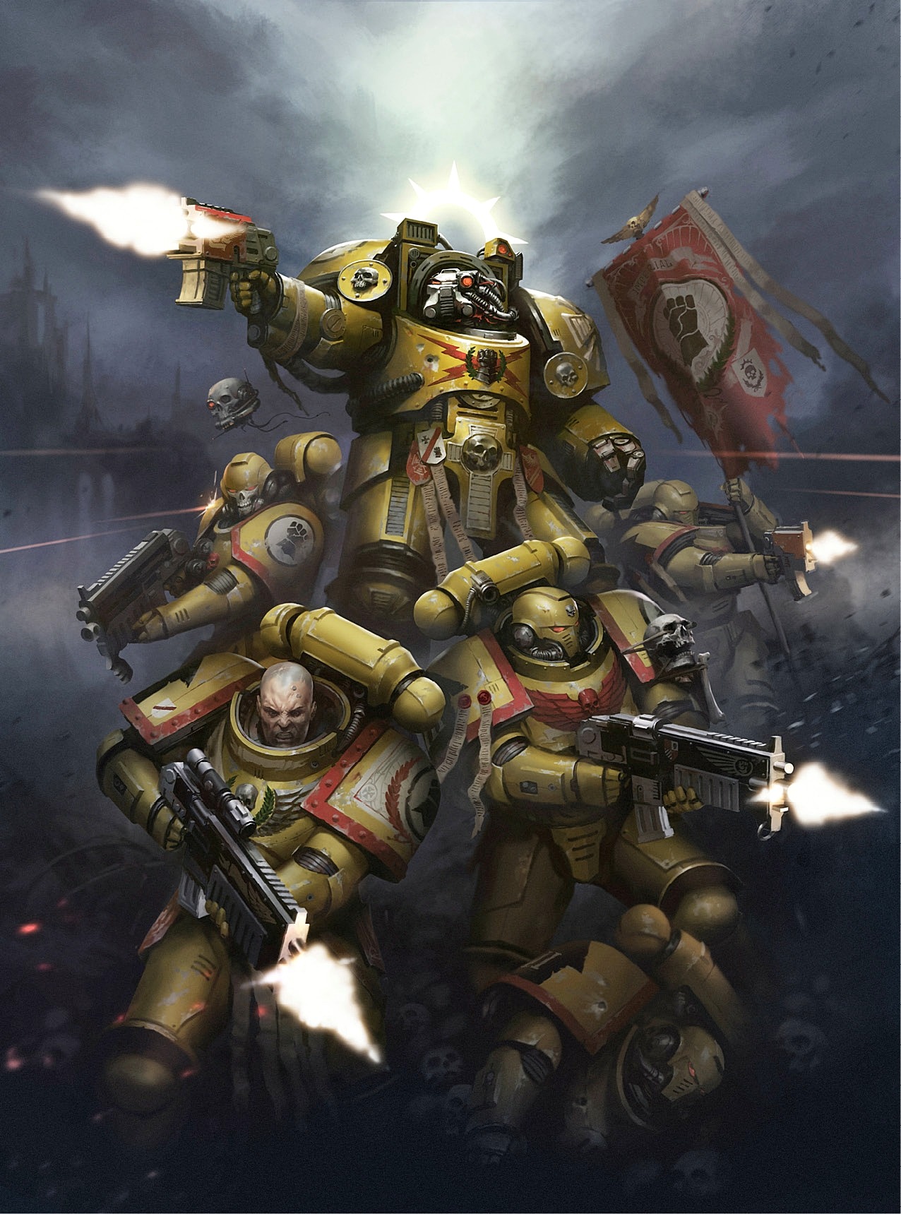 Warhammer 40k artwork — Imperial Fists by...