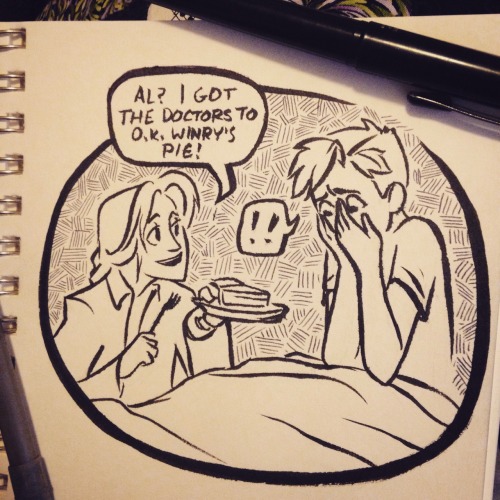 doodlesonly:Quick inktober day 3! Literally the only other...