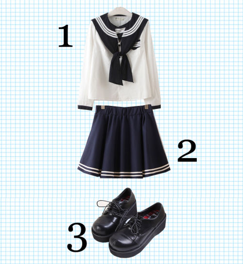 school outfit on Tumblr
