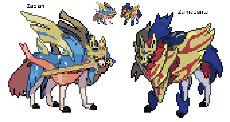 Well Thats Strange Weirdandwackypokefusions Zacian And