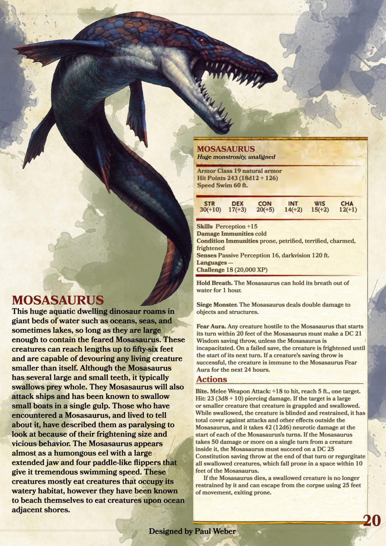 dinosaurs in d&d