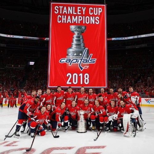 washingtoncapitals:The Champions. #ALLCAPS #CapsBannerNight...