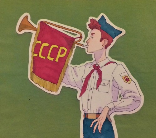 mychickenbob:USSR AU*гимн советского союза*