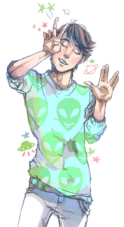 thestagsayshello:✧*✧local boy misses his home planet