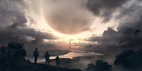 theamazingdigitalart:Wonderful digital landscapes painted by...