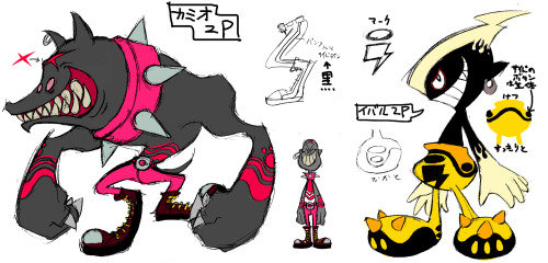 stylizedart:2P character concepts for Cool Cool Toon by Ippei...