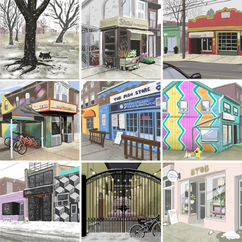 18 completed studies from my Toronto Wander project. I started...