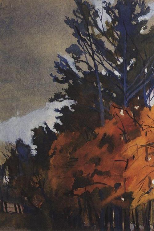 zinaida-serebriakova:Autumn Landscape, Zinaida...