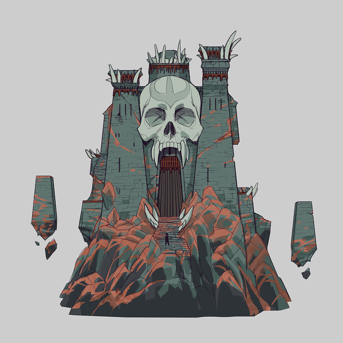 castle grayskull with microphone