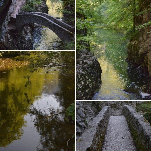 CHEMINS DE L’AREUSE#bridge #river #colors #way...