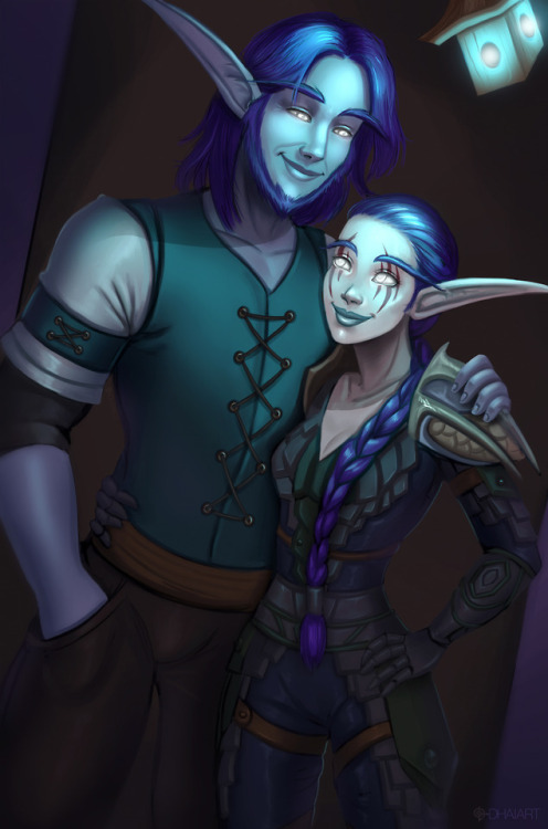 dhaiart:Clawblade and RomilAnother lovely Kaldorei couple! I...