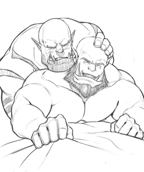 rykerst:more Garrosh doodles