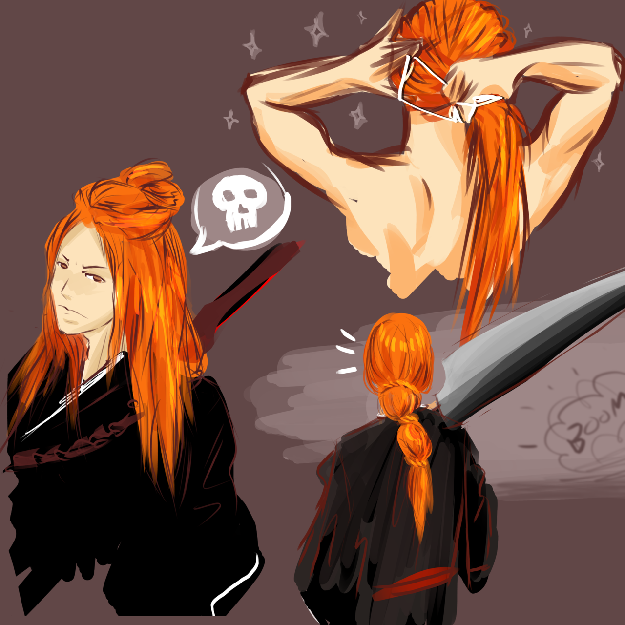 Fragments of Thought – feverything: consider: ichigo with long hair but...