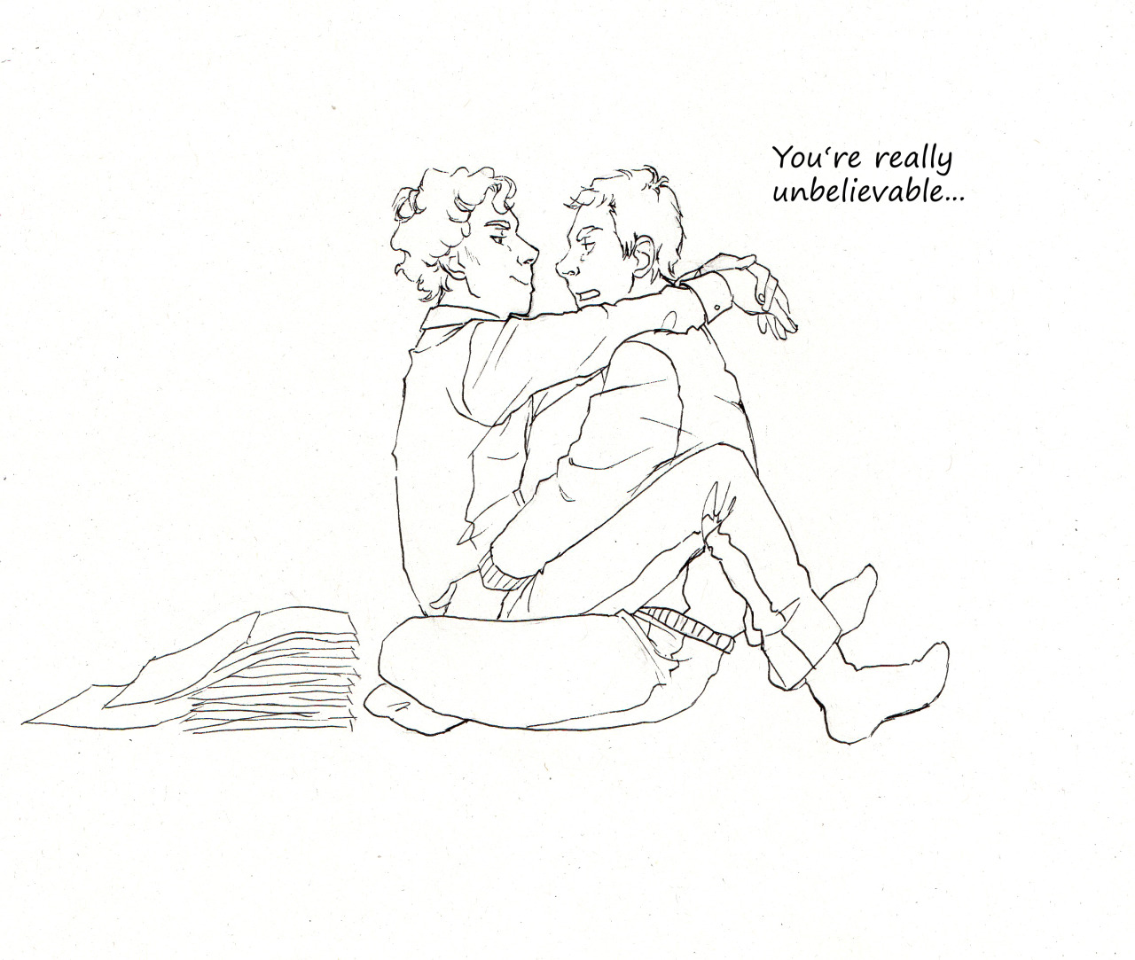 &quot; The cutest &quot; Honestly this is the most canon. johnlock fanart,<b>s...</b>