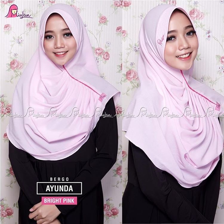 Warna Dark Choco Miulan Store Bergo AYUNDA Miulan Harga Rp 64 500 