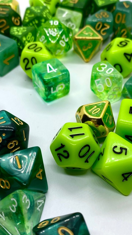green dice table top games