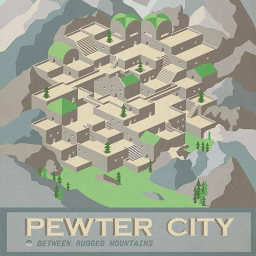 retrogamingblog:Pokemon Travel Posters made by devonster