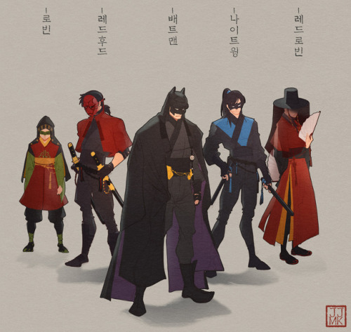 jjmk-jjmk:Batman fan art - Classic Korean art style