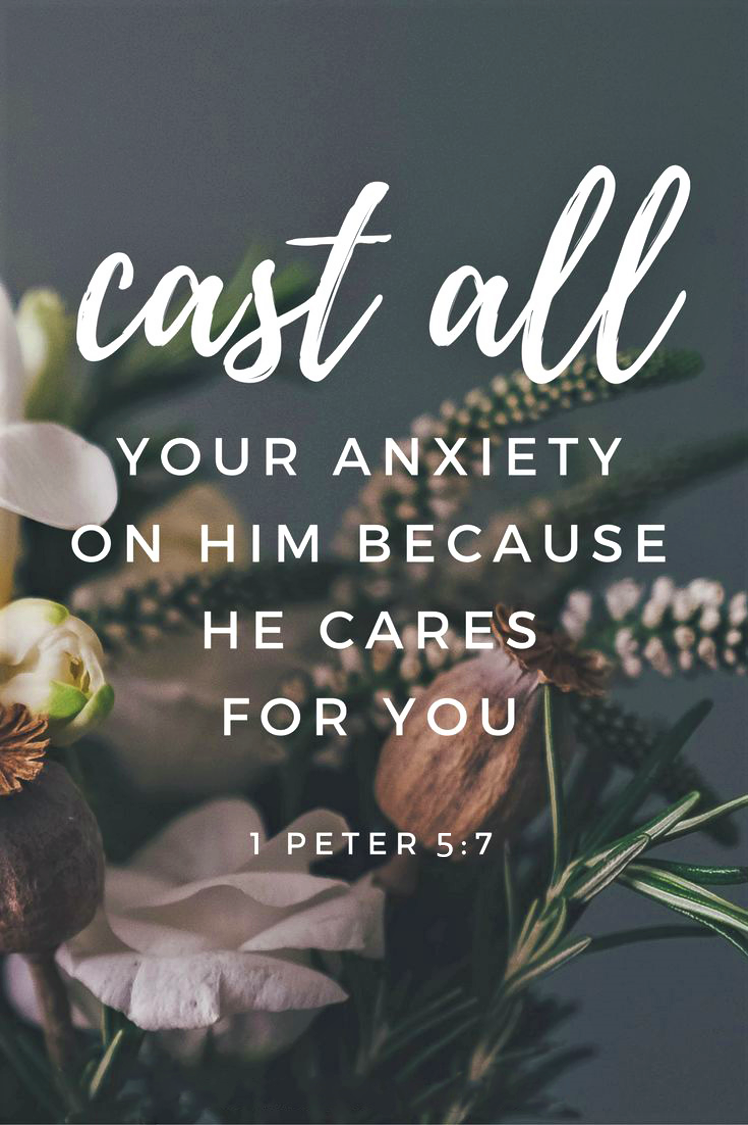 The Living... — 1 Peter 5:7 (NIV) - Cast all your anxiety on Him...