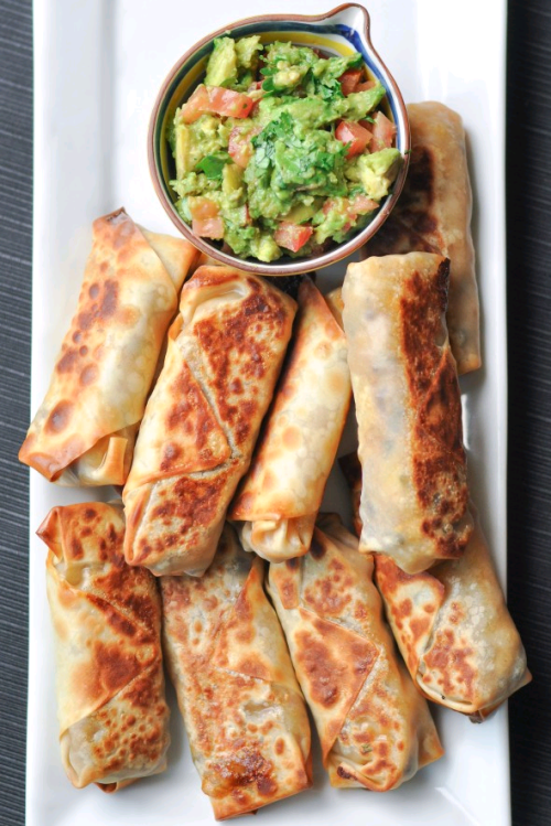 verticalfood:Baked Southwestern Eggrolls