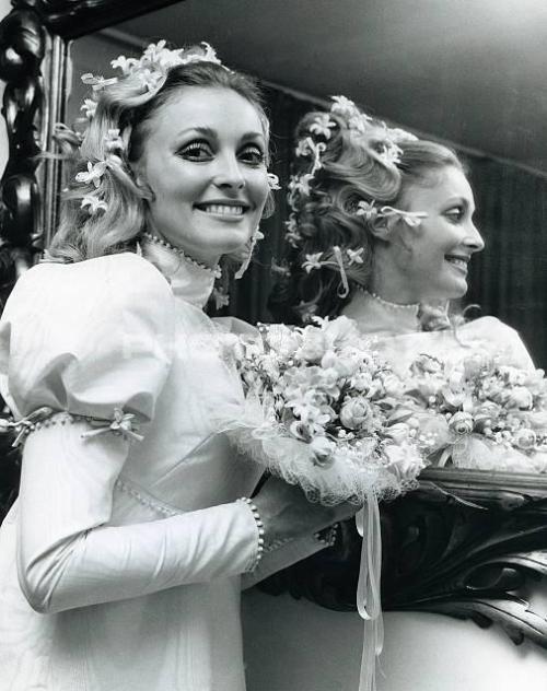 foreversharontate:Sharon Tate on her wedding day, January 20,...