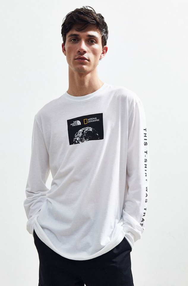 the north face x national geographic uo exclusive find the source tee