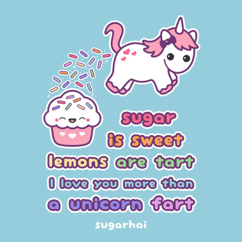 sugarhai:happy unicorn fart day