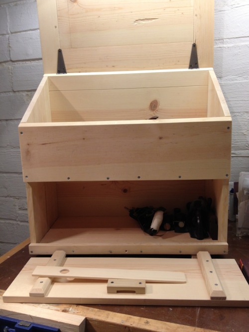 Look What I Built Dutch Tool Chest construction is 