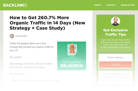 Content relaunch post Content relaunch post