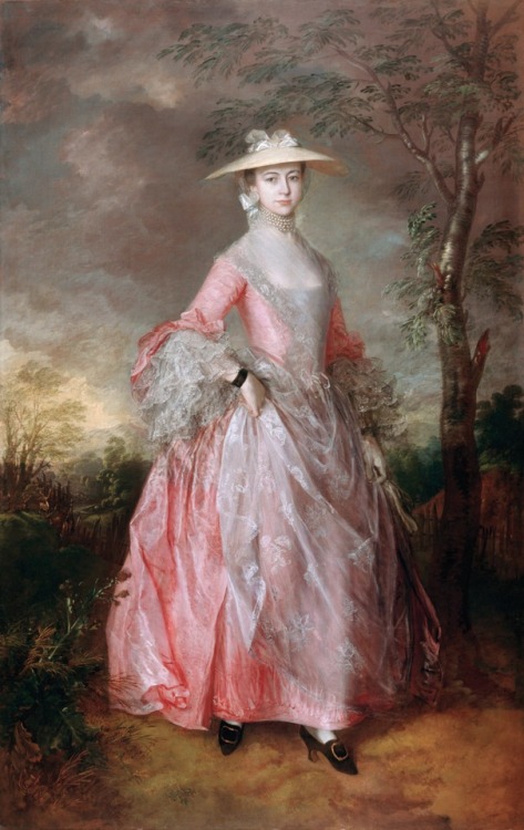 pink pink wednesday on wednesdays we wear pink womenswear pink womenswear thomas gainsborough 1760s 1764 mary countess of howe