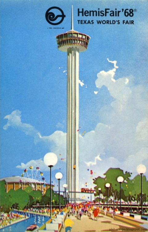 1968 Hemisfair Postcards: Tower of the Americas ; Lido Theater ; Texas Theatre and River Court 
Hemisfair ‘68 A Fair for the Hemisphere
Did you know that Texas hosted its own World’s Fair? Or at least, a fair for half the...
