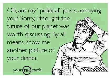 politics save the world speak out be bold