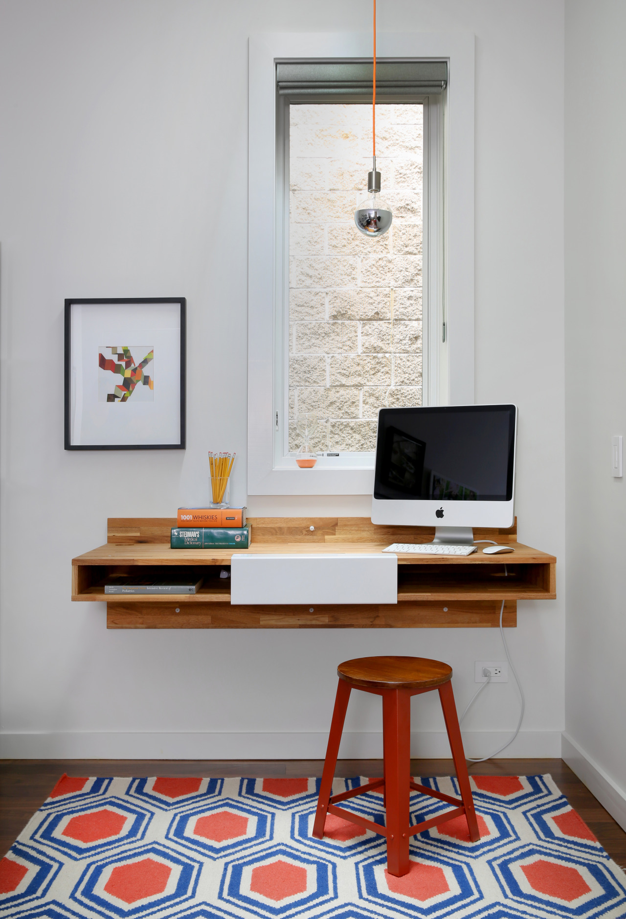 Design Meet Style Clean And Clutter Free A Wall Mounted Desk