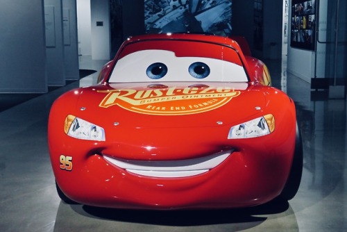 whipplefilter:This Lightning McQueen is parked outside the...