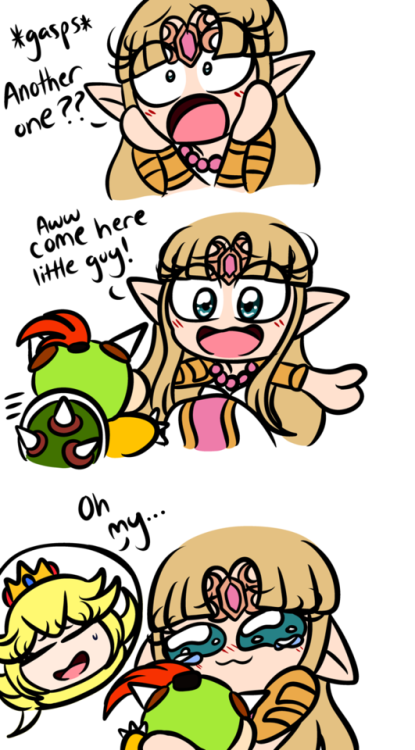 kira-vera:Zelda would totally be a cuddler!