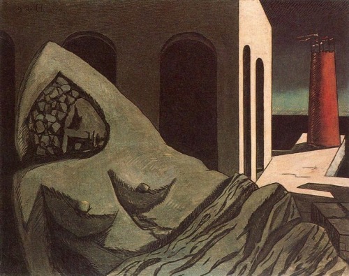 artist-dechirico:Ariana, the silent statue, Giorgio de...