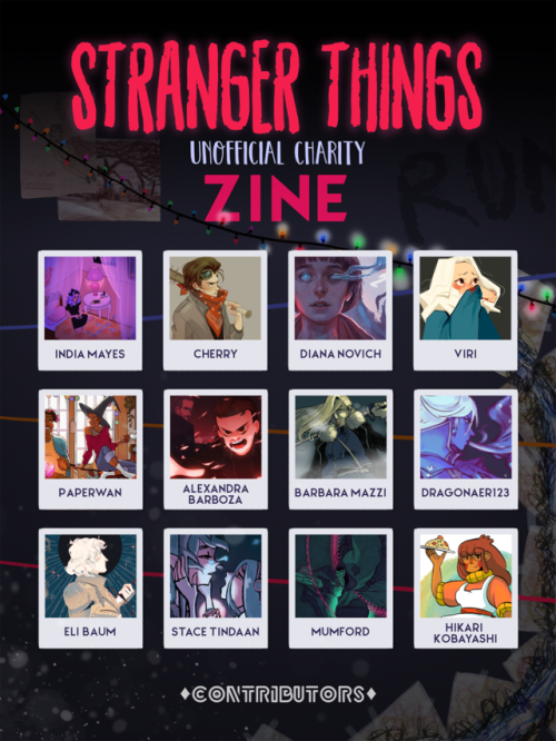 strangerthingszine:✨STRANGER THINGS ZINE: Contributor...