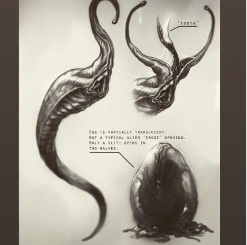 silverpnathersmoonshine:Neill Blomkamp’s concept art for Alien:...