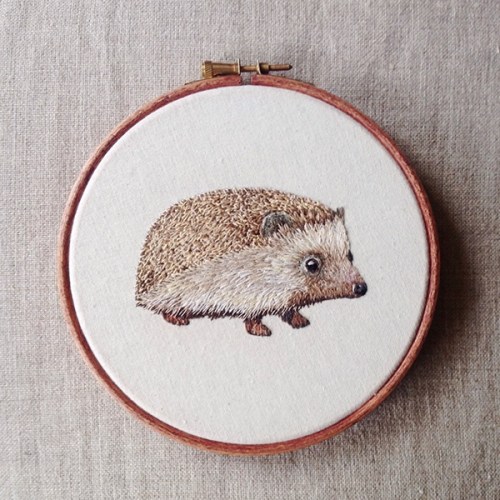 Crafts embroidery illustration animals textile design design