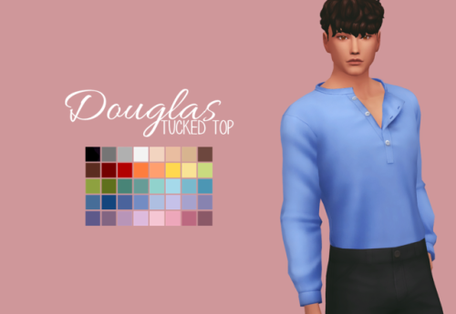 Douglas Toptwo pieces of CC in a day, is this a dream
Just a really quick (and much needed) edit of the top that came in Laundry Day!
Let me know if there are any problems.
Before downloading, please take a moment to read my TOU - You can find it...