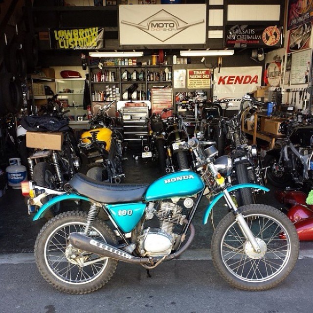 A beautiful 1973 Honda SL100 is up for sale this... - The Moto Attic