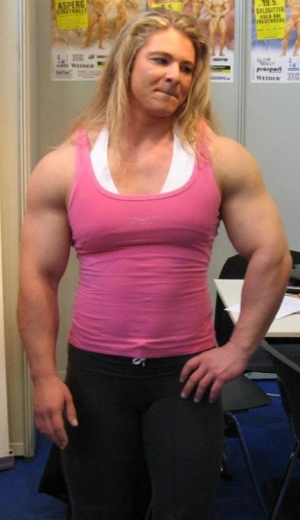 zimbo4444:..Conny Brandt..so beautifully massive! ..stats: 5′...