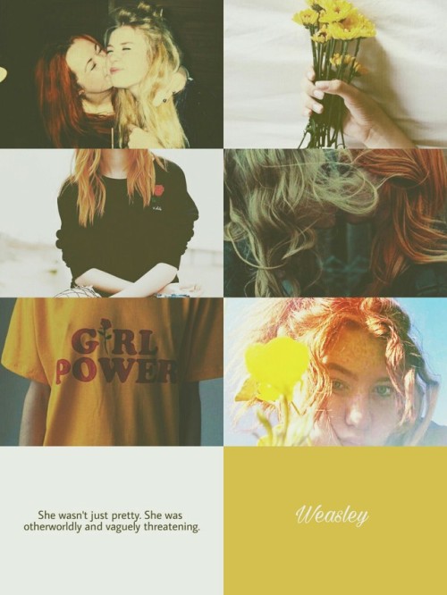 wiz-hogwartz:Linny (Luna × Ginny)Hogwarts Pairings 6/?