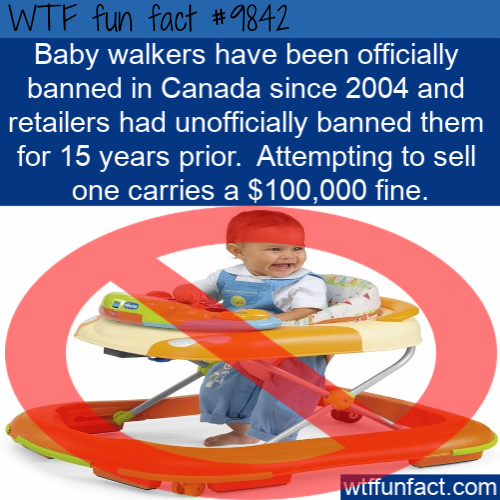 baby walkers banned