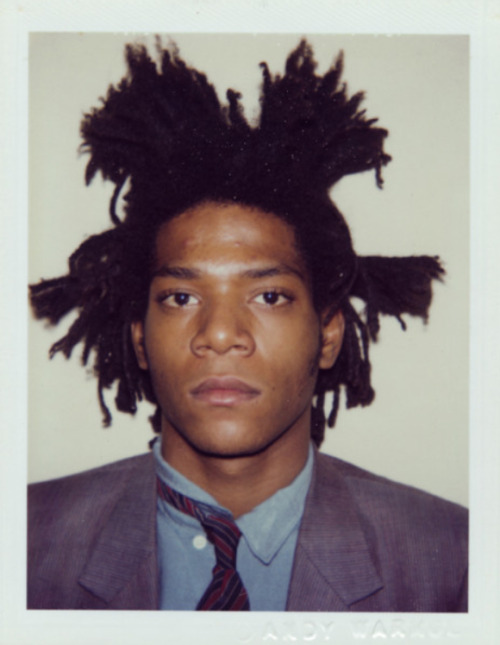 twixnmix:Jean-Michel Basquiat Polaroids by Andy Warhol,1982.