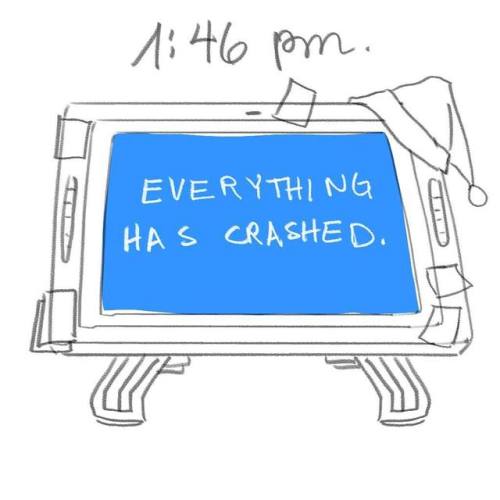 #hourlycomicday #vaporwave #bluescreen #coffee #netflix #life