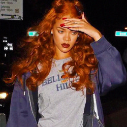 Orange Hair Rihanna The Girls Beauty