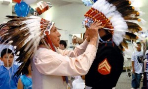 Crow ceremony marks Marine's return from Iraq